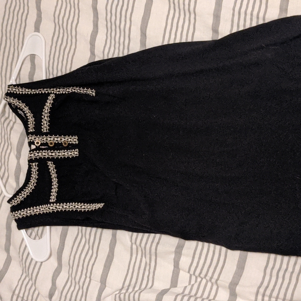 Tank blouse embroidered